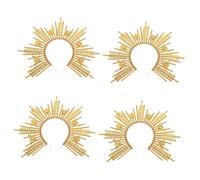Healvian 4 Pezzi Fascia Retro per Accessorio per e Cerimonie Leggera e Confortevole Adatta Ogni Occasione Decorazione per e Pratica