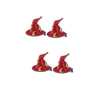 Healvian 4 Pezzi Fermagli Halloween Set Cappello Stregato Piccoli Clip Adulti Accessorio