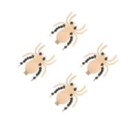 Healvian 4 Pezzi Fermaglio a Becco D’oca Ragno Oro con Cristalli | Lega e Quarzo Sintetico, Stile Glamour ed Elegante, per Festa di Halloween e Costume Cosplay