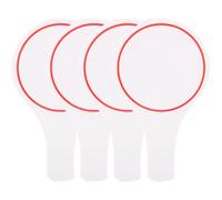 Healvian 4 Pezzi Match Supply Tabellone Bianco in Foam Tavole Cancellabili per Punteggi e Voti in Riunioni e Classi