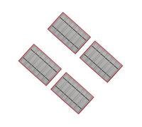 Healvian 4 Pezzi Organizer per Cinturini Orologi Scomparti con Rivestimento Antigraffio Vassoio Espositivo Resistente in PU per Esposizione e in Negozi e Casa