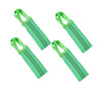 Healvian 4 Pezzi Salviette Esfolianti per Doppia Faccia Doccia Lunga per Schiena Morbide e Delicate su Tutti Tipi Rimuove Impurità e Morta Strumento Bagno Versatile e