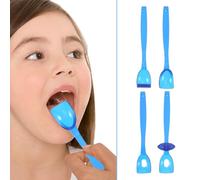 Healvian 4 Pezzi Strumenti Di Logopedia Per Bambini Cucchiai Per Allenamento Della Lingua E Terapia Miofunzionale Per Coordinazione E Sviluppo Del Linguaggio