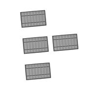 Healvian 4 Pezzi Vassoio Organizer Orologi Scomparti Multifunzione per Esposizione e Conservazione Resistente per per Negozi e