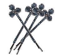 Healvian 4 Pz coppia di parole accessorio per per ragazze mollette per per ragazze barrette hair clip hair jewelry accessori per per donna molletta lega Blue