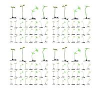 Healvian 400 Pezzi Clip per Chioma a Forma di Germoglio di Soia Verde, Resistente a Deformazioni e Sbiadimenti, in Metallo e Plastica, per Feste e Costumi di Halloween