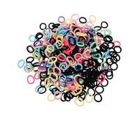 Healvian 400pezzi Elastici per Capelli Morbidi per Ragazzo Ragazza Ragazza Elastici per Coda di Cavallo senza Cuciture Accessori per Capelli Vari Colori per Acconciature Creative