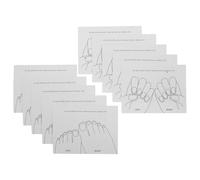 Healvian 40pezzi Supporto per Esposizione Nail Art Palette per Esercitazioni per Modelli di Mani e Piedi Schede di Organizzazione per Unghie Finte e Presentazione della Punta dei Piedi