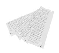 Healvian 4fogli Etichette Adesive Numerate per Smalti per Unghie Piccole Etichette Autoadesive Numeri per Organizzazione di Colori Resistenti allo Sbiadimento e Facili da Applicare