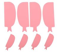 Healvian 4paia Cuscinetti in Silicone per Piegaciglia Forma di Pesce per Lifting Ciglia Innesto e Permanente Strumento Separatore per Extension Ciglia