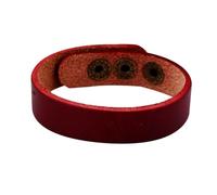 Healvian 4pezzi Bracciale in Pelle Semplice Braccialetto Unisex per Innamorati Catena da Polso in Pelle di Mucca Accessori da Polso Portatili per Studenti e Regali Speciali Rosso Scuro