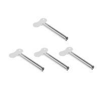 Healvian 4pezzi Dispenser Inossidabile Per Tubetti Di Dentifricio Squeezer Metallico Per Colori Facile Da Usare e Portatile Risparmio Di Spazio e Precisione Nella Dosatura