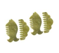Healvian 4pezzi Pettini Massaggianti Naturale Per Massaggio Della Combs Per Capelluto e Relax Totale Del Corpo Strumenti Di Bellezza Per Rilassamento e Benessere