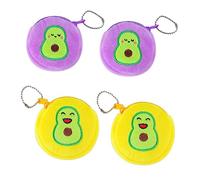 Healvian 4pezzi Porta Monete Donna in Tessuto Piccola Custodia Per Auricolari Borsa Da Viaggio Per Ragazzo Ragazza Per Riporre Monete Chiavi e Contanti