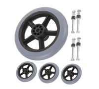 Healvian 4pezzi Ruote Di Ricambio Pneumatiche Per Sedie Rotelle Accessori Per Sostituzione Ruote Anteriori Girevoli Adatti Per Anziani e Pazienti