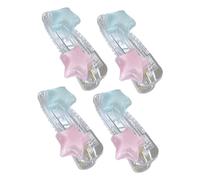 Healvian 4pezzi Star Hairpins Fermagli Per Forma Di Stella Clip Decorativa Per Ragazze Accessori Per Acconciature Giovani Per Compleanni e Occasioni Speciali