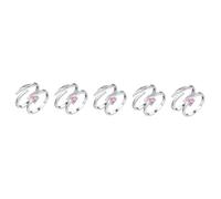 Healvian 5 Paia Di Anelli A Forma Di Cuore Per La Coppia Di Anelli Gioielli Decorativi Per Le Dita Gioielli Per Coppie Gioielli Coordinati Gioielli Per Coppie Anello Aperto In Rame E