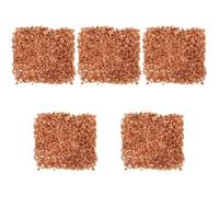 Healvian 5 Pezzi 1 Chip Coperchio Portatile Bustine Di Corteccia Accessorio Di Stoccaggio Armadio Fiammiferi Caso Contenitore Artificiale Vassoio Di Cenere Cassetti Profumo Fresco Legno