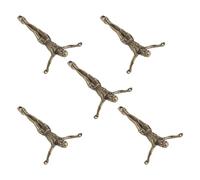 Healvian 5 Pezzi Connettore Croce Vintage in Lega per Braccialetti e Collane, Supporto Robusto e Flessibilità Creativa, per Progetti Artigianali Pasquali e Rosari Fatti a Mano
