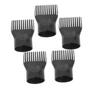 Healvian 5 pezzi Ugelli Pettine per Asciugacapelli Accessori Resistenti al Calore per Styling e Districatura Capelli Diffusore Aria Vento per Uso Professionale e Domestico