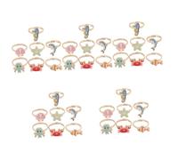 Healvian 5 Set Gioielli Da Donna Le Donne Suonano Anello Di Dito Anelli Cavi Adorabile Anello Per Ragazze Gioielli Ad Anello Anelli Di Impilamento Lega 7 Pezzi*5