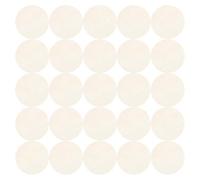 Healvian 50 pezzi di spugna esfoliante in luffa, mini spugna per viso e corpo, per bagno e doccia, salviette naturali, spazzola esfoliante per donne e uomini, beige