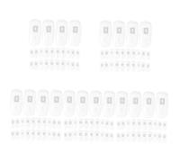 Healvian 500pezzi Punte Per Unghie Da Pratica Display Colori Unghie Tipi Finti Per Nail Art Facile Da Usare e Trasportare Per Migliorare Le Competenze Di Manicure Art