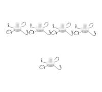Healvian 5pezzi Gancio Per Infusione Acciaio Inossidabile Accessorio Pratico e Facile Da Installare Per Supporto Infusione Compatibile Con Aperture Da Design Semplice e Duraturo