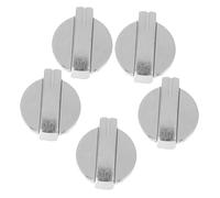 Healvian 5pezzi Pomelli Acciaio Inossidabile Per Cucina Gas Manopole Controllo Per Gas Facili Da Installare e Utilizzare