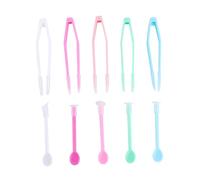 Healvian 5sets Pinzette e Ventose Per Lenti Scatola Strumenti Per Rimozione e Inserimento Occhiali Accessori Pratici Per Viaggi e Uso Quotidiano Verde Blu Rosa Bianco