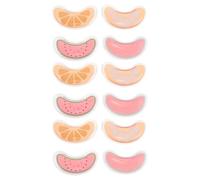 Healvian 6 Paia Cerotti Oculari in Gel Riutilizzabili per Impacchi Freddi e Caldi, Compatto e Lenitivo per Occhi Stanchi, per Viaggi e Uso Domestico, Plastico Resistente