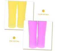 Healvian 6 paia Copri Manico Silicone per Forbici Cuticole Manicura Antiscivolo Ergonomico Protezione Pratica e Leggera per Forbicine Unghie Facile Installazione Colore Colore Casuale