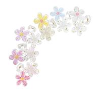 Healvian 6 Pezzi Clip Artiglio con Stampa Floreale Design Ergonomico Facile da Usare Leggere e Compatte per Donne e Ragazze Accessori Versatili per Uso Quotidiano e Occasioni Speciali