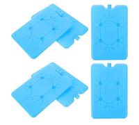 Healvian 6 Pezzi Contenitore per Pranzo Panetto Termico Riutilizzabile 200ml in Plastica Blu per Picnic e Camping per Mantenere Freschi Bottiglie di Latte Materno