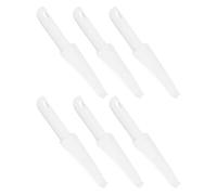 Healvian 6 Pezzi Raschietto per Scopa Piatta in Microfibra con Foro per Appendere Accessorio per Spazzola Pulizia Pavimenti Compatto e Resistente per Uso Domestico e Ufficio