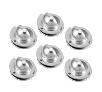 Healvian 6 Set Coppa D'ingresso per Tavolo da Calcio in Pp Argento Adattamento Antiscivolo per Partite Competitive e Riunioni di Famiglia Accessori per Calcio Balilla