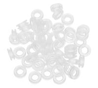 Healvian 60 Pezzi Fermagli per Orecchini a Clip in Silicone Trasparente, Cuscinetti Auricolari Antiscivolo Ipoallergenici, Accessori Comodi e Leggeri per Uso Quotidiano e Viaggi