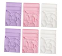 Healvian 6pezzi Per Nail Art Palette Per Unghie Per Miscelazione Gel e Smalti Design Multi-giunto Per e Casa