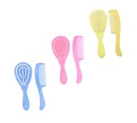 Healvian 6pezzi Spazzole e Pettini Per Per Capelluto Design Colori Casual Per La Dei