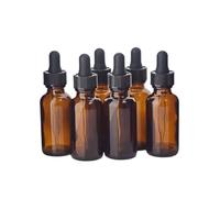 Healvian 8 pezzi Bottiglie Contagocce Vetro per Essenziali Donne Perfume Dosatore Piccolo e Portatile per Viaggi e Campioni
