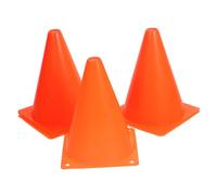 Healvian 8 Pezzi Coni per Allenamento Calcio in Pe Arancione, Resistenti ai Danni e Portatili, per Marcatura Campo e Guida Traffico Outdoor