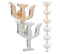 Healvian 8 spille da bavero con spilla psicologica: accessori per giacche da abito - spille da colletto da uomo e da donna - alla moda per camicie e abbigliamento, per sciarpe uniformi