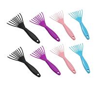 Healvian 8Pcs Pet Cattura Strumenti Per Arricciare I Mini Rastrello Strumento Di Pulizia Pulitore Per Spazzole Strumento Incorporato Agente Di Rimozione Dei Raschietto