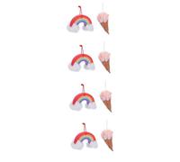 Healvian 8pezzi Palline Da Bagno Colorate Forma Di e Arcobaleno Accessori Per e Bagno Per Donne e Esfolianti e Confortevoli Per Esperienza Di Pulizia Rinfrescante