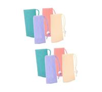 Healvian 8pezzi Sacchetti Per Sapone e Shampoo Bar Rete Riutilizzabile Per Pulizia Viso e Bagno Design Con Laccetto Materiale Pe Resistente Rimuove Impurità Efficacemente