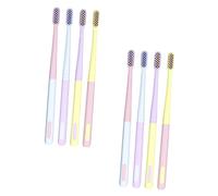 Healvian 8pezzi Spazzolini Da Denti Con Testa Piccola e Setole Morbide Perfetti Per Uomini e Donne Per Viaggi e Uso Quotidiano