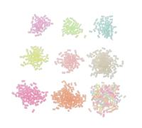 Healvian 9borse Sacchetti Decorazioni in Soft Clay Glitter Per Creazioni Te Sprinkles Colorati Per Accessori Case Per e Gioielli Colori Luminosi e Per Espressioni Creative