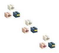 Healvian 9pezzi Estrai Dentifricio Plastica Per Bagno Squeezer Manuale Compatto Per Tubetti Bianco Rosa Blu Scuro Riduzione Degli Sprechi e Uso Versatile Per Cosmetici