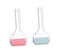 Healvian A Rulli Per Massaggio Corpo 2 Pezzi, Materiale Resistente, Design Ergonomico Antiscivolo, Stimolazione Circolazione e Rilassante Per Braccia e Gambe, Uso Domestico Per e Ragazze