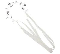 Healvian Accessori per Chioma da Sposa Strass Viola Lavanda Nastro Regolabile Tralcio Vintage Elegante per Matrimonio e Feste Copricapo Decorativo Artigianale